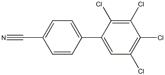 4'-CYANO-2,3,4,5-TETRACHLOROBIPHENYL Struktur