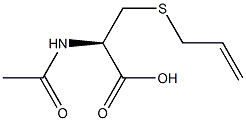 S-ALLYL-N-ACETYLCYSTEINE 化学構造式