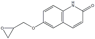 6-(2,3-EPOXYPROPOXY)-1,2-DIHYDROQUINOLIN-2-ONE Structure