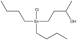 3-HYDROXYBUTYLDIBUTYLTINCHLORIDE 结构式