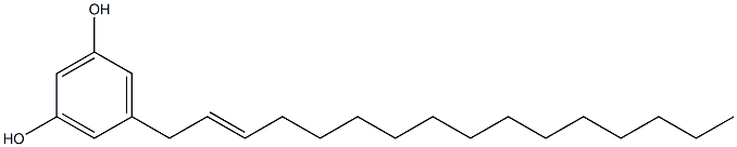 5-[2-HEPADECENYL]RESORCINOL Struktur
