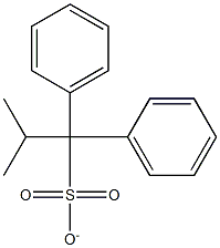 1,1-DIPHENYL-2-PROPYLMETHANESULPHONATE Struktur