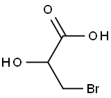 BETA-BROMOLACTICACID 化学構造式