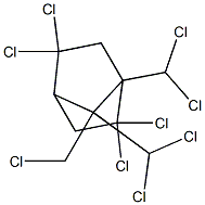 2,2,5,5,8,9,9,10,10-NONACHLOROBORNANE Structure