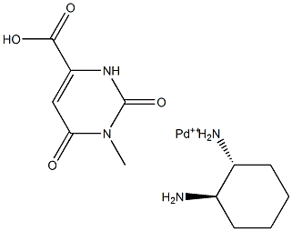 (3-METHYLOROTATE)(TRANS-1.2-DIAMINOCYCLOHEXANE)PALLADIUM(II) Structure