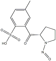 N-NITROSOPROLINYLTOSYLATE Structure