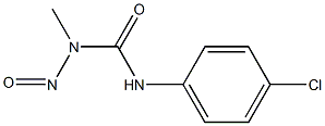 1-METHYL-1-NITROSO-3-(PARA-CHLOROPHENYL)UREA Structure