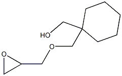 CYCLOHEXANEDIMETHANOLGLYCIDYLETHER 化学構造式