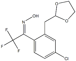 O-(1,3-DIOXOLAN-2-YL-METHYL)-2,2,2-TRIFLUORO-4'-CHLORACETOPHENONEOXIME