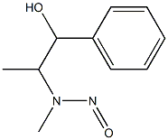 BENZYLALCOHOL,ALPHA-(1-(N-METHYL-N-NITROSOAMINO)ETHYL)- 化学構造式