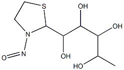 2-(1,2,3,4-TETRAHYDROXYPENTYL)-N-NITROSOTHIAZOLIDINE Struktur