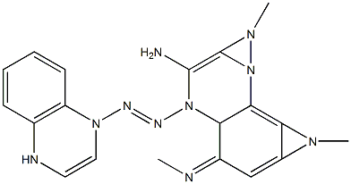 3,4,8-TRIMETHYL-IMIDAZOQUINOXALIN-2-AMINE,,结构式