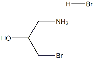 3-BROMO-2-HYDROXYPROPANAMINEHYDROBROMIDE 化学構造式