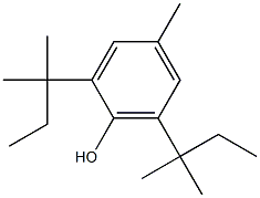 2,6-DI(TERT-AMYL)-4-METHYLPHENOL,,结构式