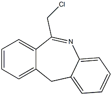 6-CHLOROMETHYL-11H-DIBENZ(B,E)AZEPINE,,结构式