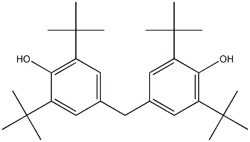 DI-(3,5-DI-TERT-BUTYL-4-HYDROXYPHENYL)METHANE Structure