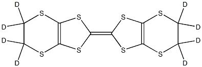 BIS(ETHYLENEDITHIO)TETRATHIAFULVALENE-D8, ORGANIC ELECTRONIC MATERIAL Struktur