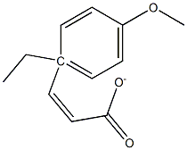 1-Ethyl p-methoxy-cis-cinnamate Structure