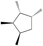 1,cis-2,cis-3,cis-4-tetramethylcyclopentane Struktur