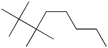 2,2,3,3-tetramethyloctane Structure