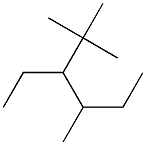 2,2,4-trimethyl-3-ethylhexane 结构式