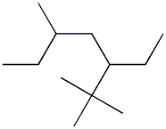 2,2,5-trimethyl-3-ethylheptane 结构式