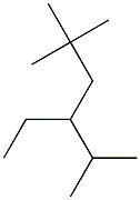 2,2,5-trimethyl-4-ethylhexane,,结构式