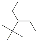 2,2-dimethyl-3-isopropylhexane Struktur
