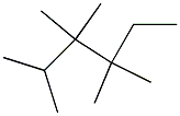 2,3,3,4,4-pentamethylhexane Structure