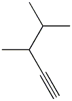3,4-dimethyl-1-pentyne Structure