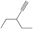 3-ethyl-1-pentyne Struktur