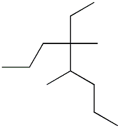4,5-dimethyl-4-ethyloctane Structure