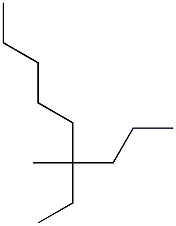 4-methyl-4-ethylnonane 化学構造式