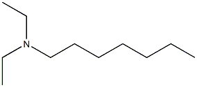 diethylheptylamine 化学構造式
