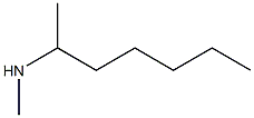 N-methyl-2-heptanamine Struktur