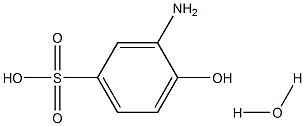 3-AMINO-4-HYROXYBENZENE SULPHONIC ACID HYDRATE,,结构式