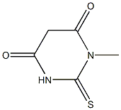 METHYLTHIOBARBITURIC ACID Structure