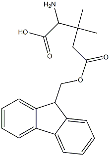 FMOC-L-2-AMINO-3,3-DIMETHYLBUTANOIC ACID Structure