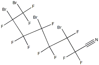 3,5,7,8-TETRABROMOPERFLUOROOCTANENITRILE 80% Struktur