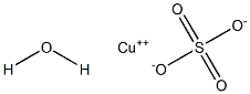 COPPER SULPHATE HYDRATE 化学構造式