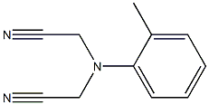 2,2''-[(2-METHYLPHENYL)IMINO]DIACETONITRILE Structure