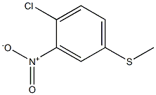 4-CHLORO-3-NITROPHERYL METHYL SULFANE,,结构式