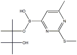 2-METHYLTHIO-6-METHYLPYRIMIDINE-4-BORONIC ACIS PINACOL ESTER|