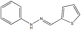 噻吩甲醛苯腙, , 结构式