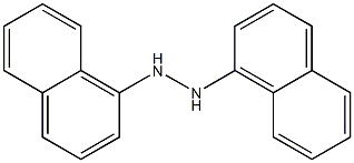 2,2'-ヒドラゾビスナフタレン 化学構造式