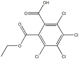 monoethyl tetrachloro-phthalate Structure