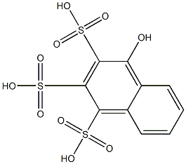 naphtholtrisulfonic acid Structure