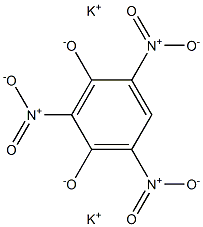 potassium styphnate Struktur