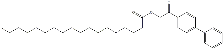 p-phenylphenacyl stearate Structure