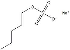 戊硫酸鈉, , 结构式